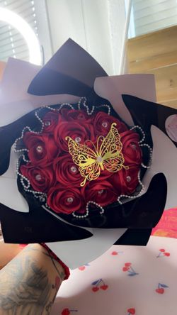 Ramo De 12 Rosas Eternas