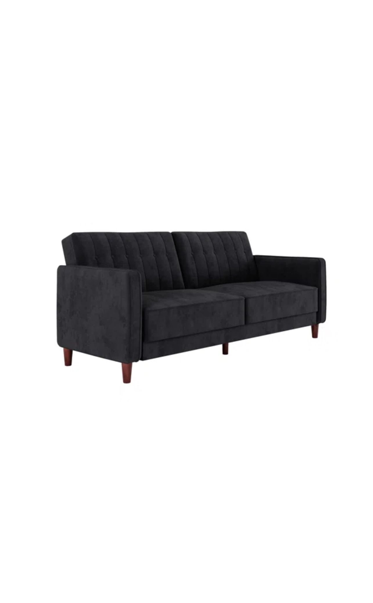 Black Velvet Couch