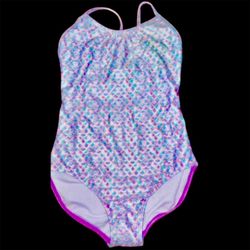 Cat & Jack Girls Swimsuit Mermaid for One Piece Size 14/16