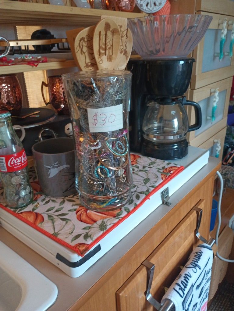 Jewelry Jar Mystery Vintage And Mob $20