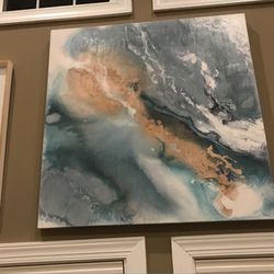 Z Gallerie 40 X 40 Canvas Painting