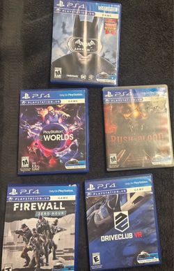 PS4, VR and 9 games