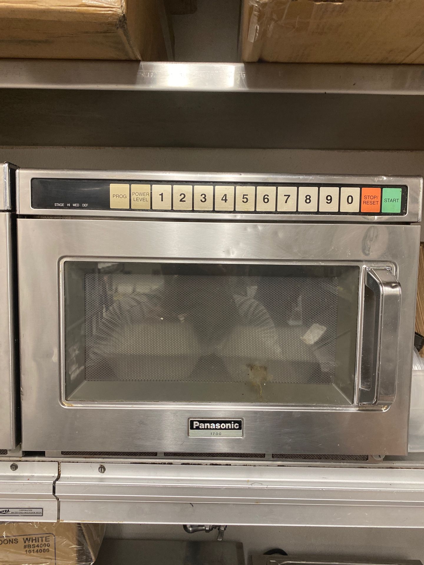 Commercial microwave