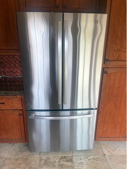 Stainless steel fridge