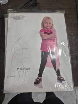 Pink cape costume kids