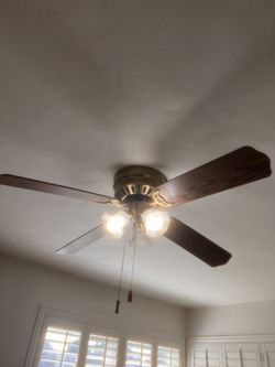 Hunter Ceiling Fan 4 brown blades