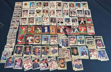 Large California Angels Baseball Card Lot – Vintage 1980s Smokey Bear + 100+ Cards