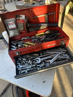 Craftsman Tool Box With Craftsman Tools 