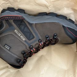 CROSBY Men’s 6-inch Waterproof Leather Safety Toe Boot