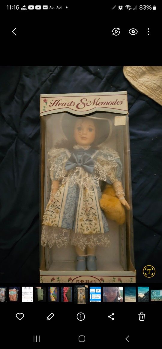 Porcelain Doll New