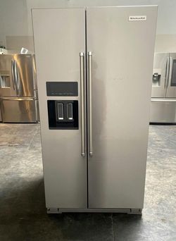 KitchenAid Side by Side Refrigerator Stainless Steel