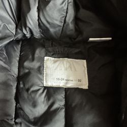 Zara 18-24 Months Black Rain Jacket