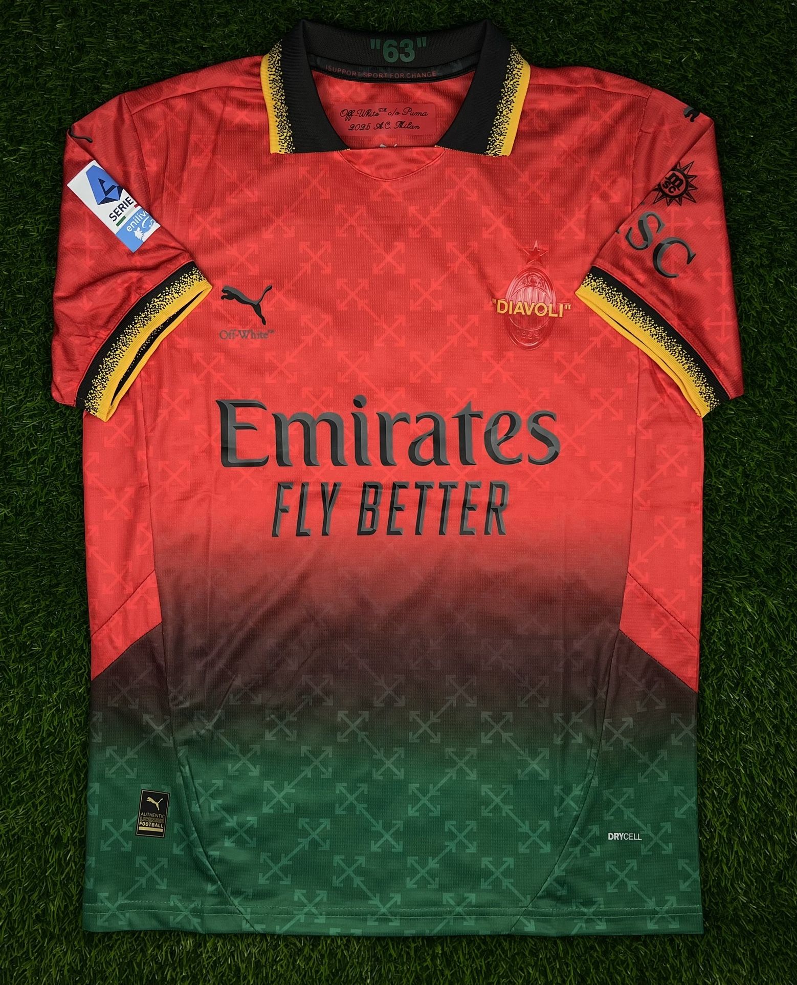 SALE! NEW CLUB AC MILAN FOURTH KIT PULISIC MEN’S JERSEY! SIZE S LEFT ONLY!