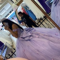 Lavender Quinceañera Dress Xs