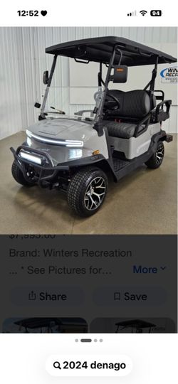 2024 Denago Electric Golf Cart 4-Seater