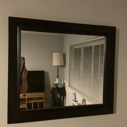 3 Chairs, 1 table and a mirror