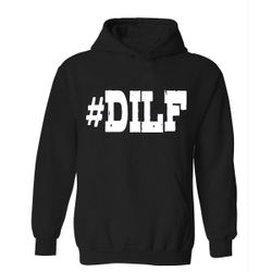 Funny Dad #DILF Soft Hooded Pullover