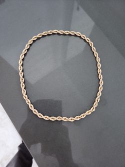 14 Karat, 110 Gram, 24 Inch Solid Gold Rope Chain