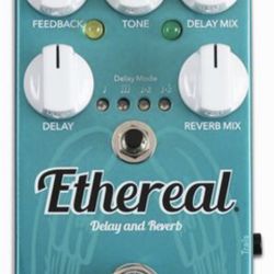 WAMPLER ETHEREAL DELAY AND REVERB GUITAR PEDAL