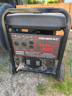 5000 watt Generac generator