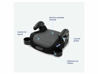 Graco TurboBooster 2.0 Backless Booster Car Seat, Denton