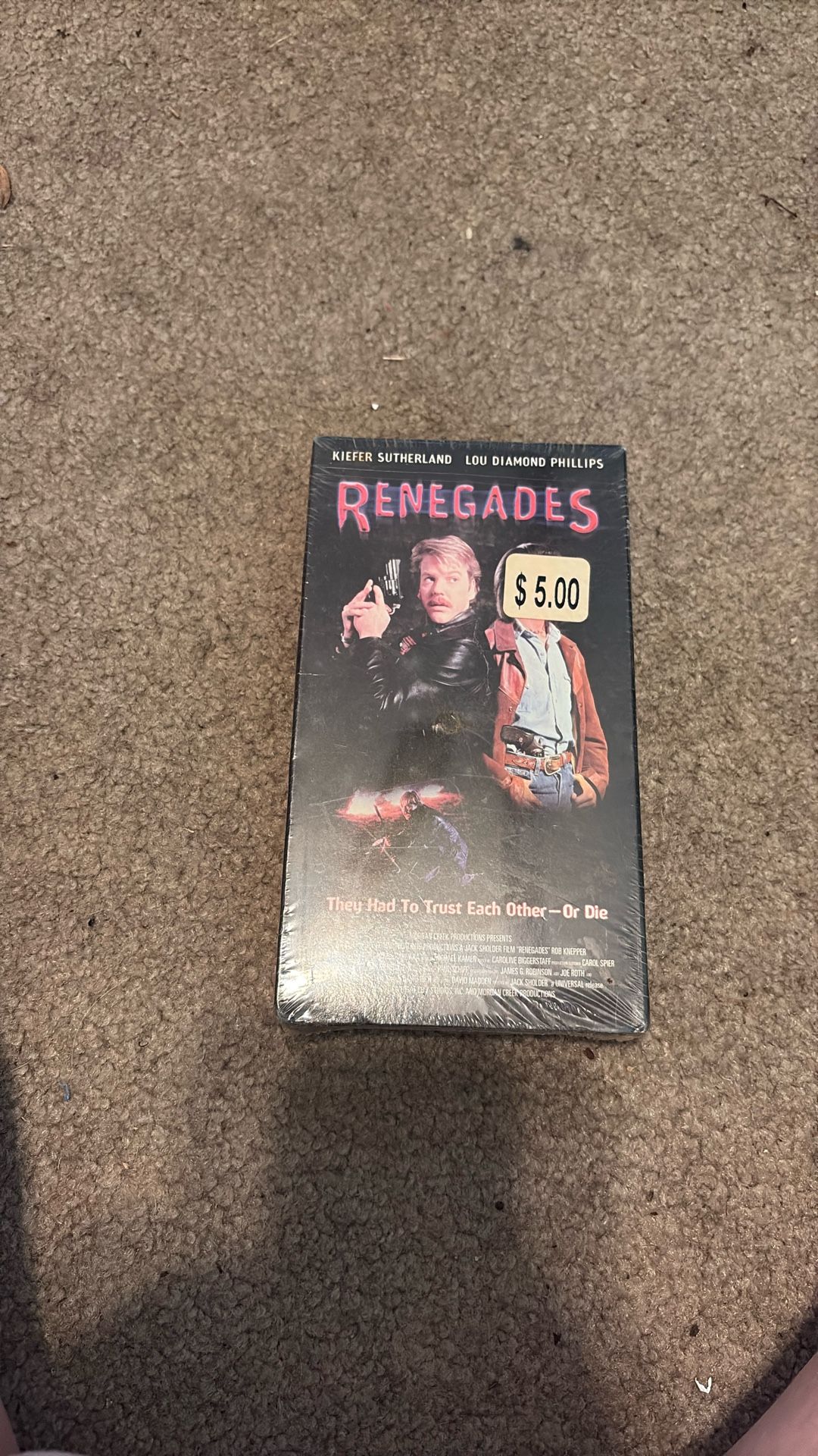 Renegades VHS