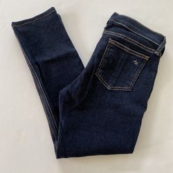 Rag & Bone Heritage Crop Dark Wash Jean 27