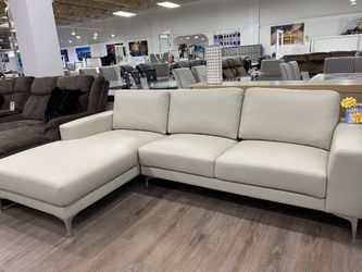 REAL LEATHER SOFA SECTIONAL ON SALE OFFER ENDS 11/30/25!!*** WHILE SUPPLIES LAST 