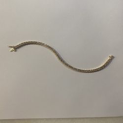 14kt Gold  5ct Diamond Tennis Bracelet