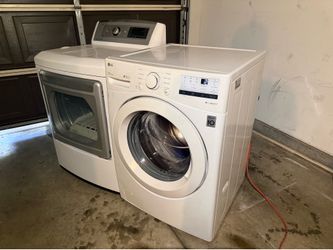LG washer and gas dryer