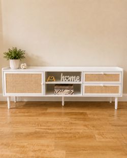 White TV stand