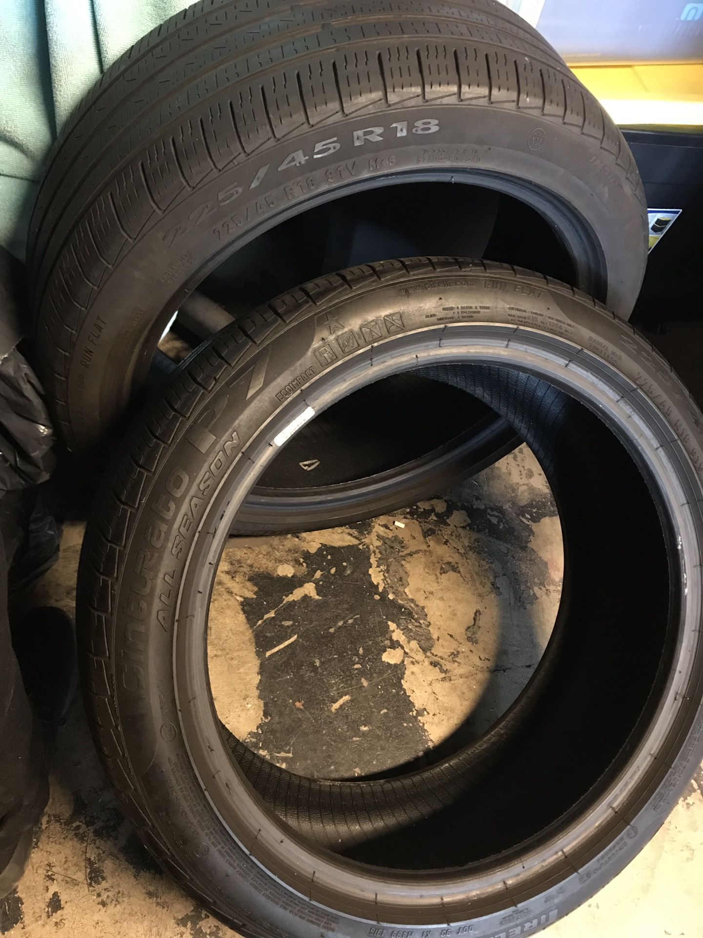 Pirelli Cinturato P7 225/45R18 Run flat