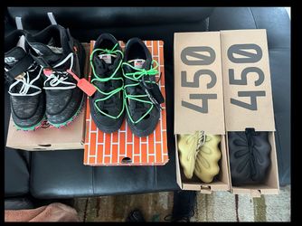 2Yeezy 450 / 2 Nike Off white (Virgals) $400+ LOOK 