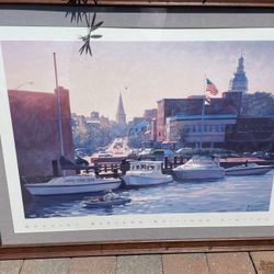Rendering Of Annapolis, Maryland Wooden Frame