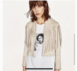 Zara fringe jacket