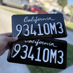 License Plate Wrap