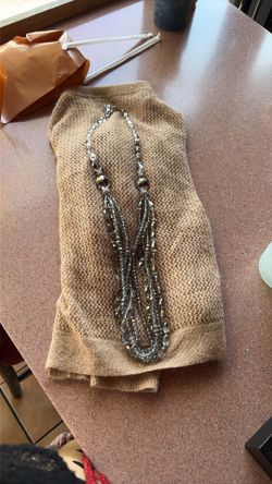 Necklace tons of rhinestones