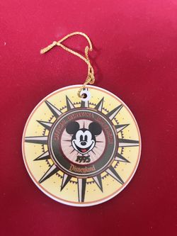 Mickey Mouse Ornament, Thimble And Pens And Mickey Mousepad
