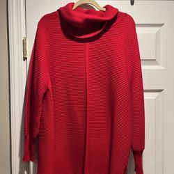 Red Cozy Sweater 