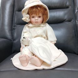 Vintage Porcelain Doll 