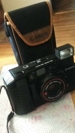 Vintage 35mm Cannon Sure Shot Camera Like New