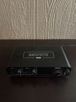 Motu M2 audio interface