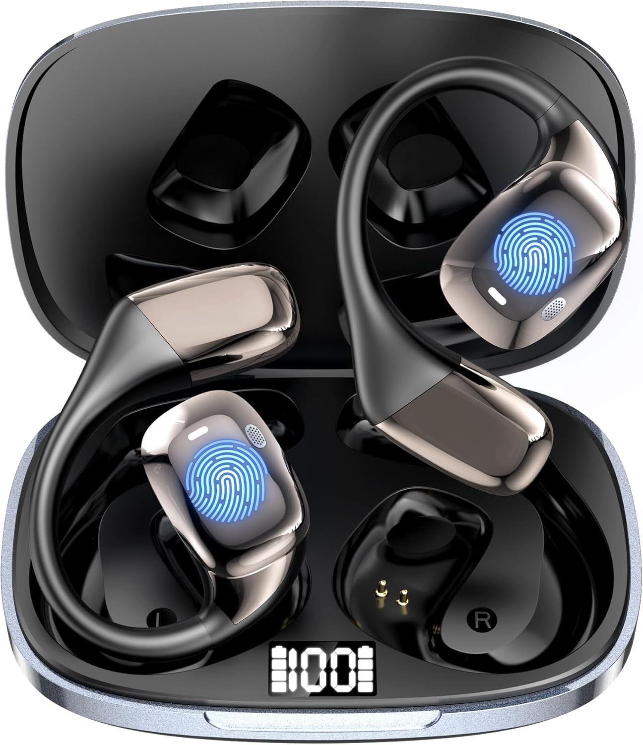 Translation Earbuds Real Time, 3-in-1 AI Translator Earbuds for 144 Languages,Bluetooth Wireless Earphone, Two-Way TWS Translator Device with APP Fit