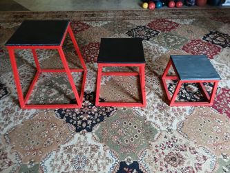 Set of 3 Plyometric Jump Boxes