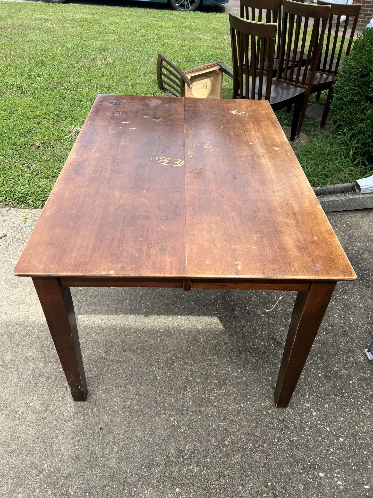 Dining Table And 5-6 Chairs