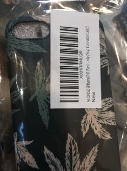 iPhone 6,7,8 Supreme Canna+bis leaf case