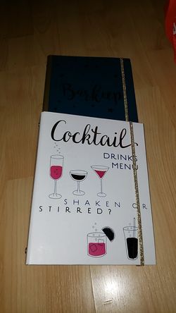 Brand new cocktail receipe books