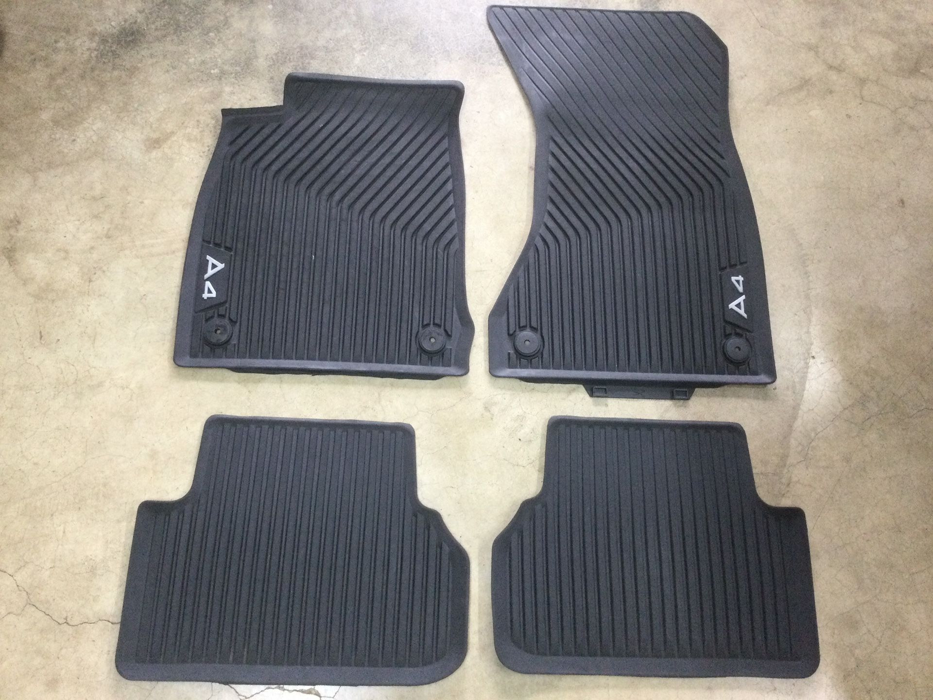 Genuine OEM Audi A4 All Weather Floor Mats 