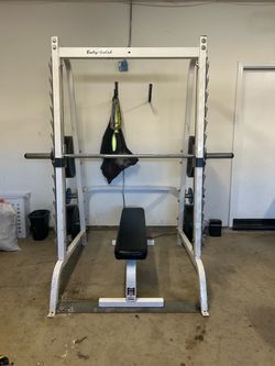 Smith Machine, Bench, Bumper Plates