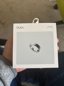 Oura Ring 5 Silver Size 9
